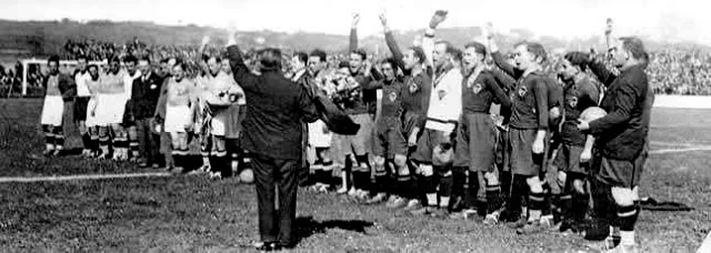 The Spain national football team gathers before a historic international match.