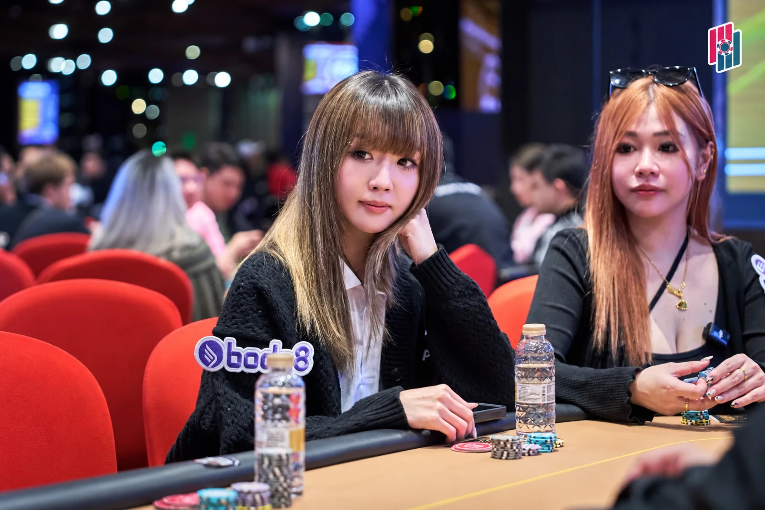Two Boda8-supported players pictured together at Poker Dream 26.