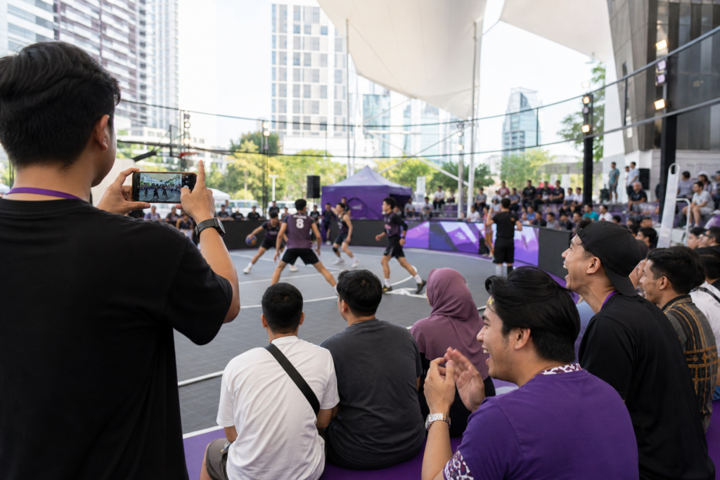 Sports marketing Malaysia event with fans, creators and community engagement.